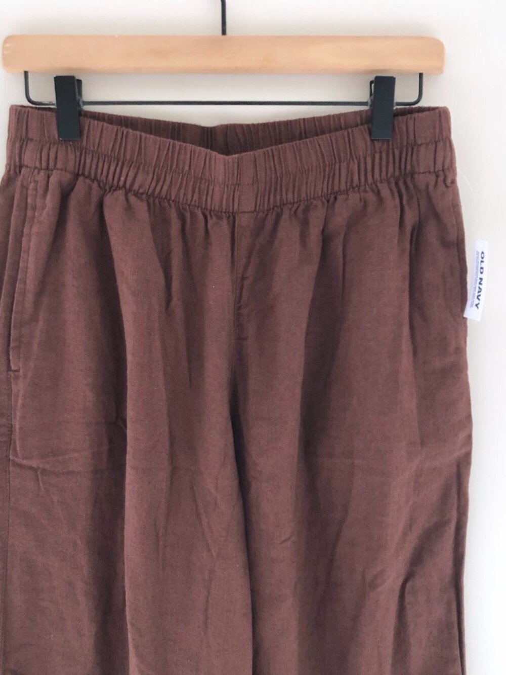NWT Old Navy High-Waisted Linen-blend Super Wide-leg Pants - Picture 5 of 7